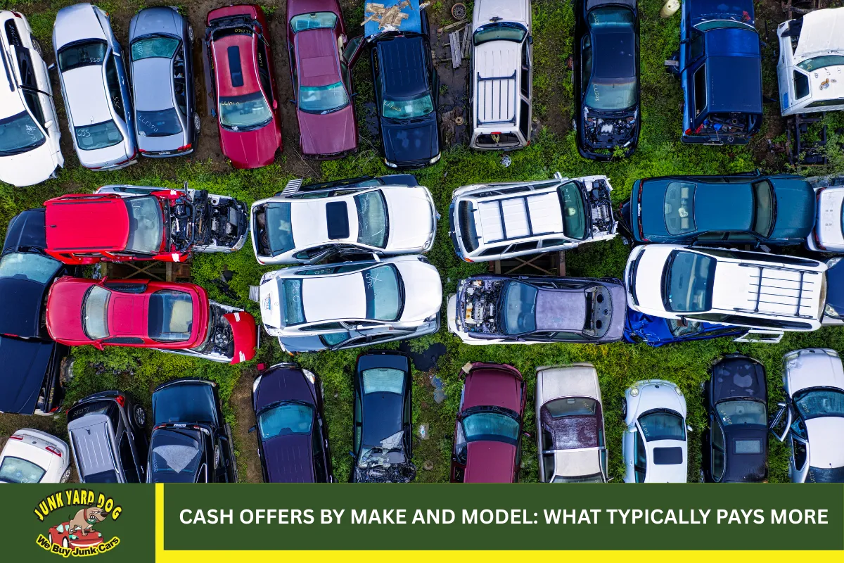 Cash Offers by Make and Model: What Typically Pays More