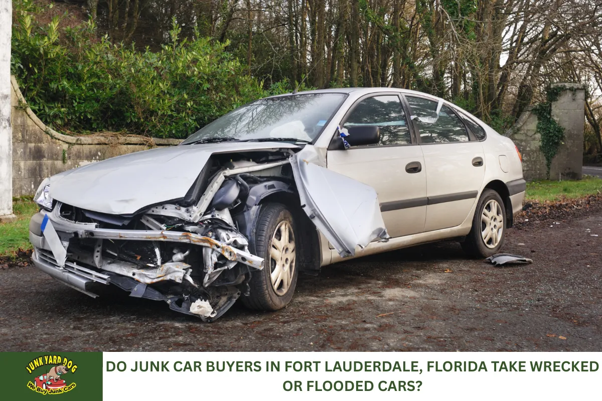 Do Junk Car Buyers in Fort Lauderdale, Florida, Take Wrecked or Flooded Cars?