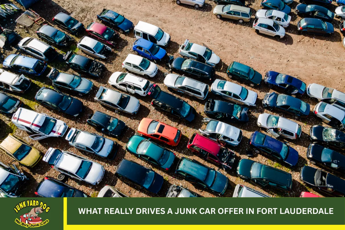 What really drives a junk car offer in Fort Lauderdale