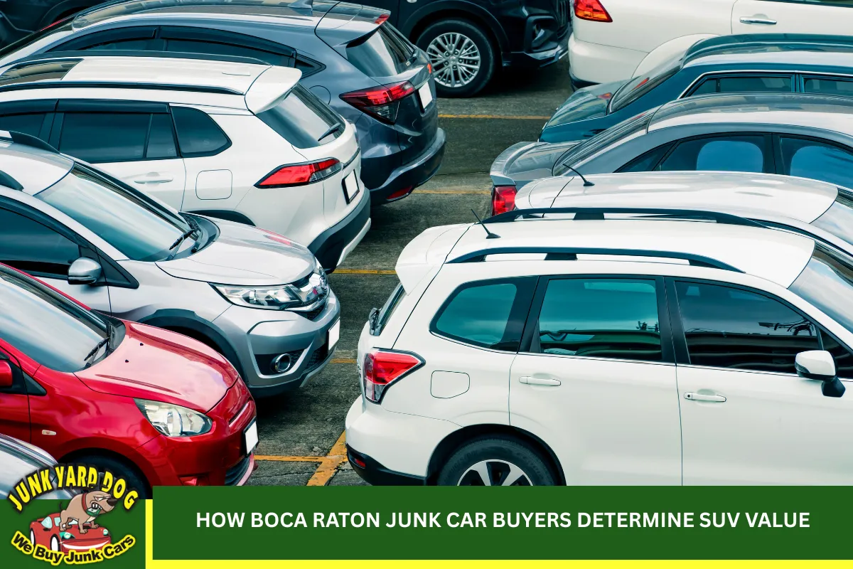 How Boca Raton Junk Car Buyers Determine SUV Value